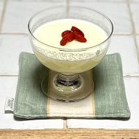 カルピスの杏仁豆腐風ゼリー