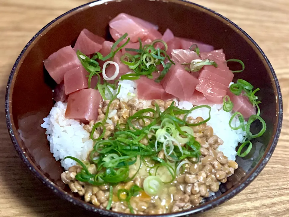 ☆まぐろ納豆丼|まぁたんさん