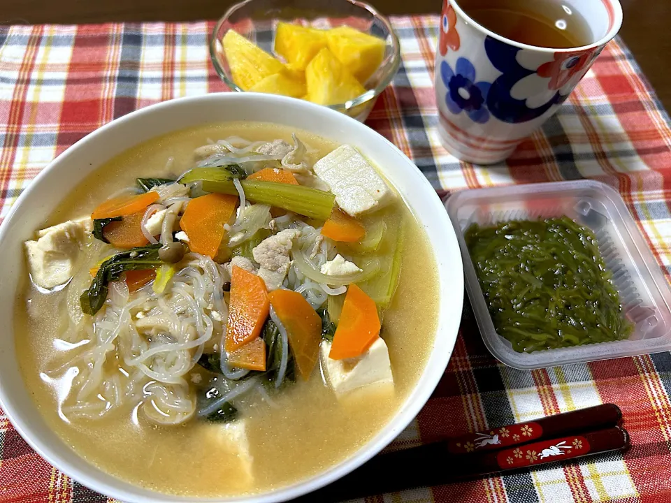 豚肉と野菜の味噌スープ|Emiさん