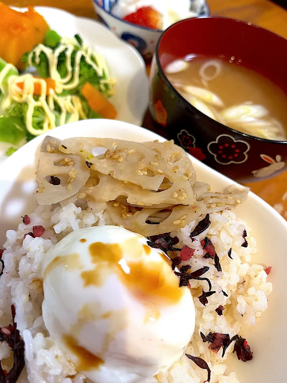 Snapdishの料理写真:私の朝ご飯🍚✨|harutomomamaさん