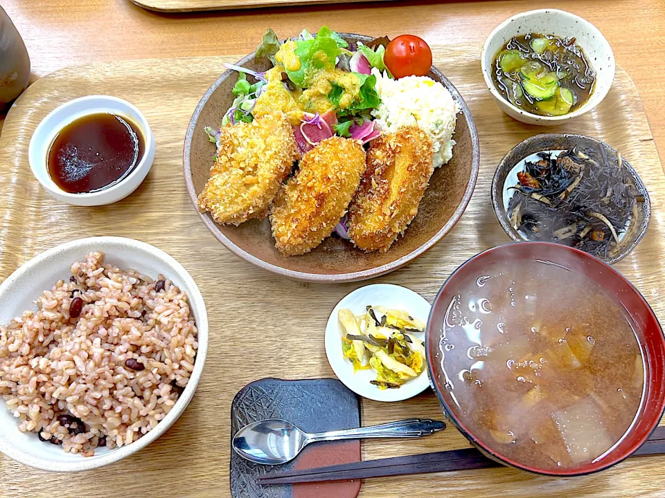 車麩のカツ定食🍽️|たかよんさん