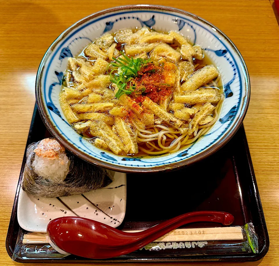 刻みそば🍜鮭おにぎり🍙|にゃあ（芸名）さん