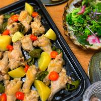 手羽元と野菜のオーブン焼き
