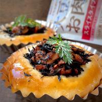 大豆のお肉のひじきパン