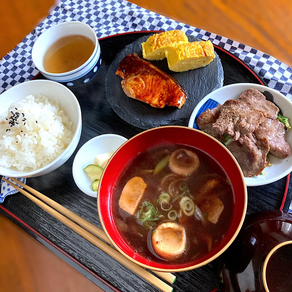 鰤の照り焼き定食風お昼ごはん|Kさん