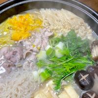 自家製野菜のゆず塩麹鍋