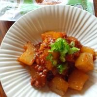 ニクベジそぼろで～🎶麻婆青パパイヤ🔰