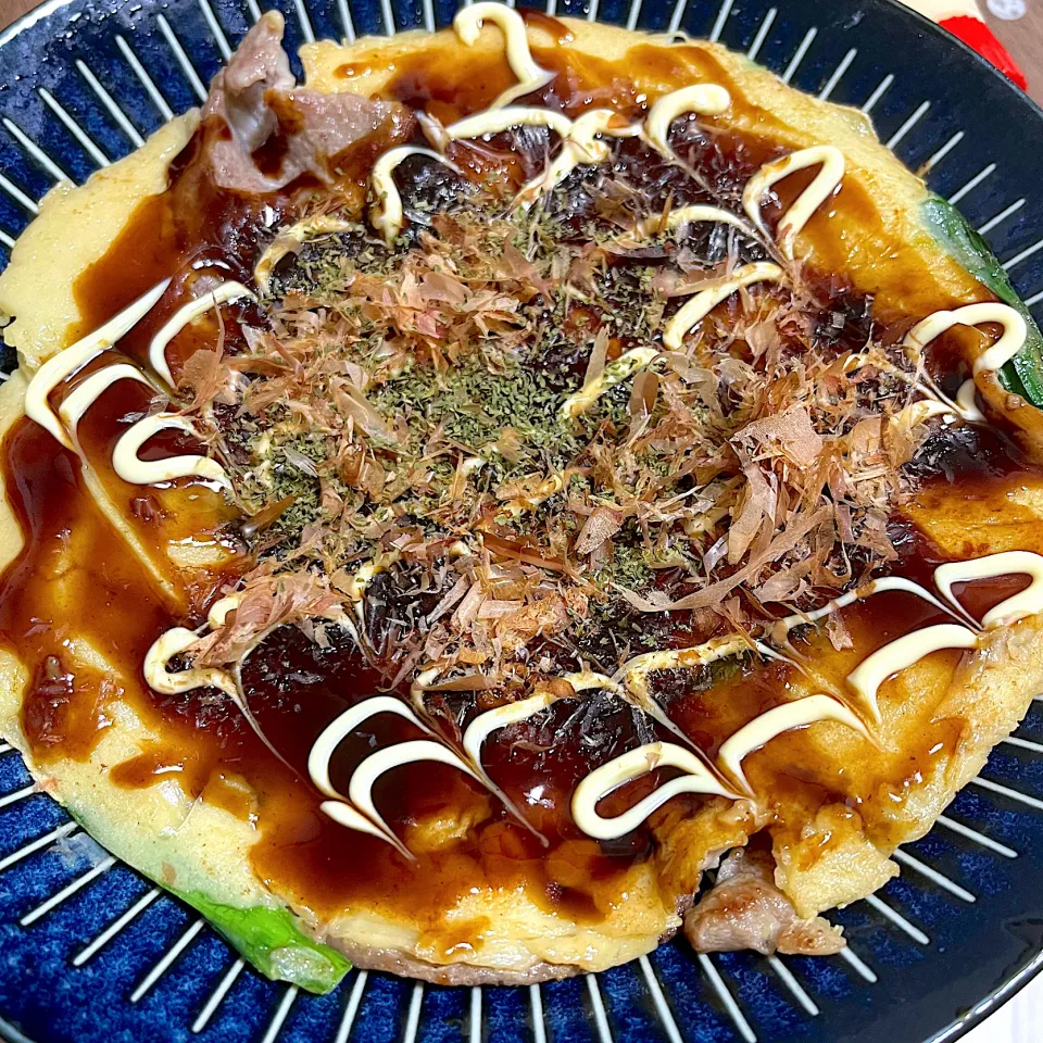 たこ焼き粉deお好み焼き|ねぼすけさん