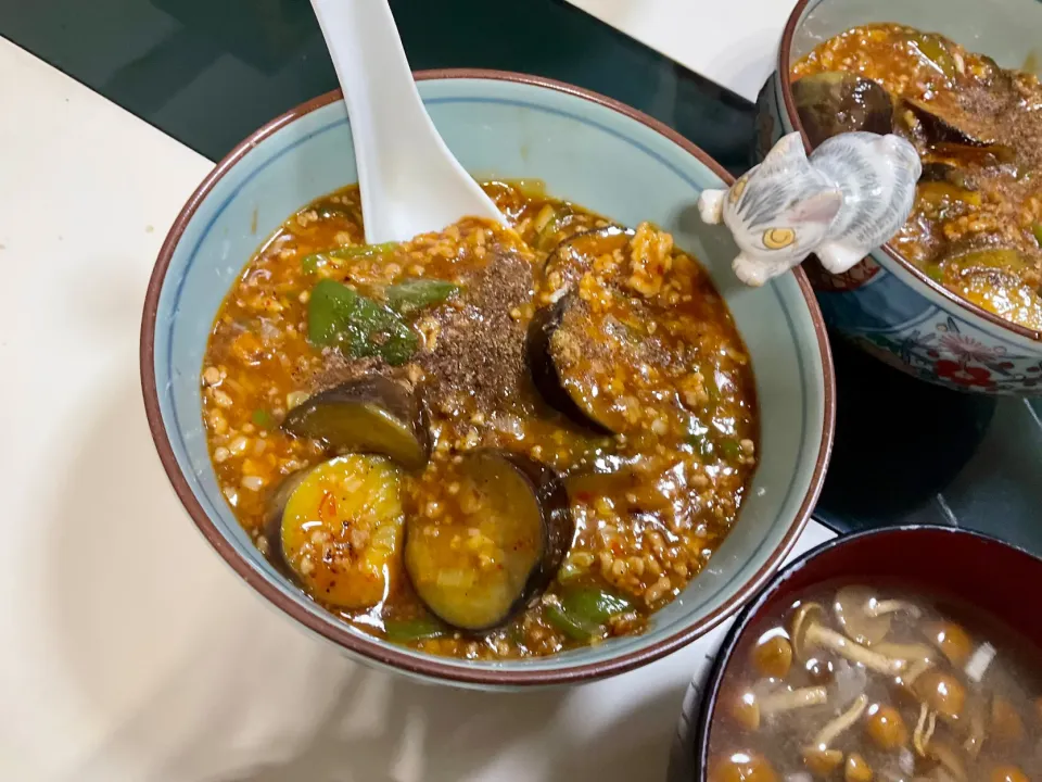 市販のルーは使わないお家で作る痺れMAX麻婆茄子|Takeshi  Nagakiさん