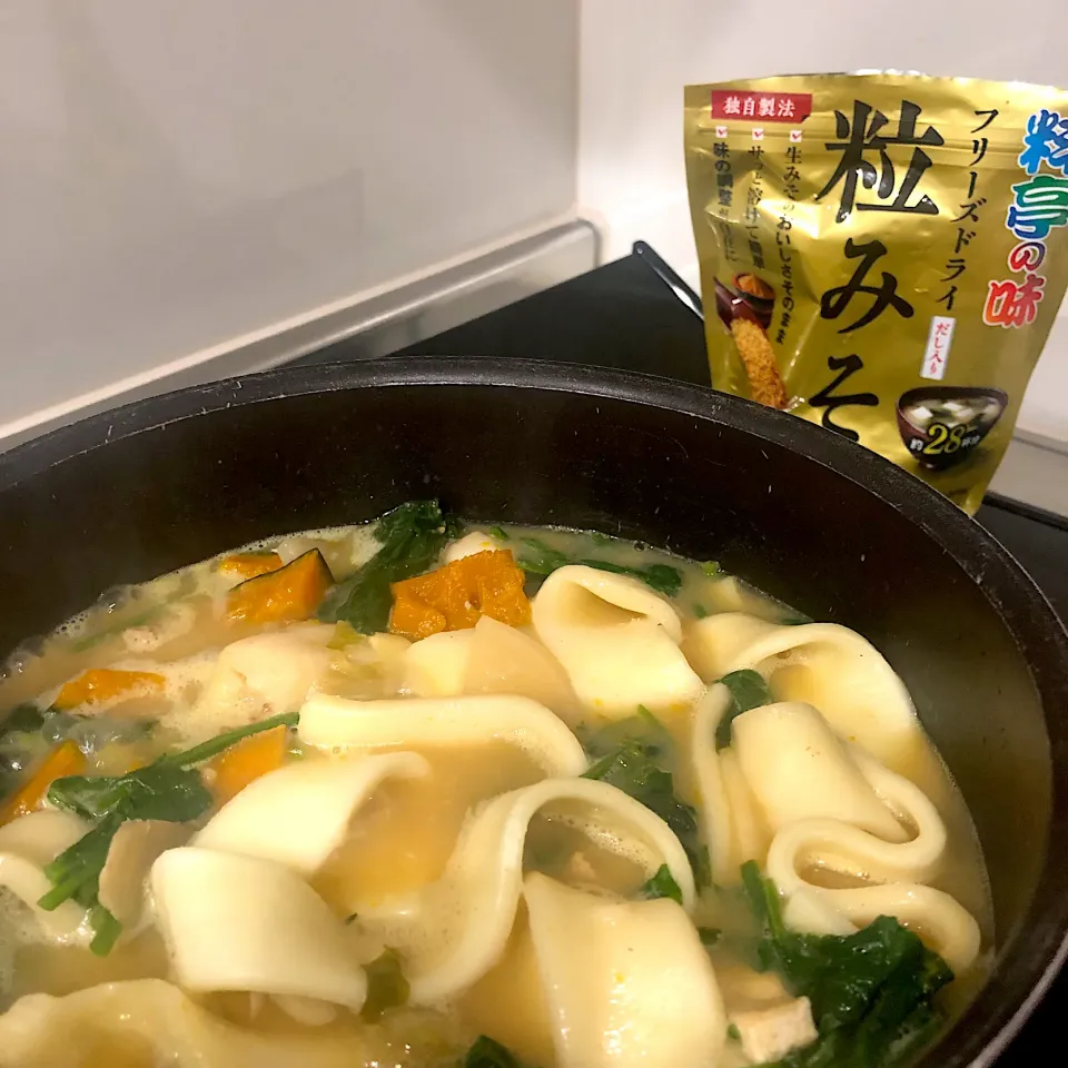 粒みそでほうとう鍋🍲|さらっと🍀さん