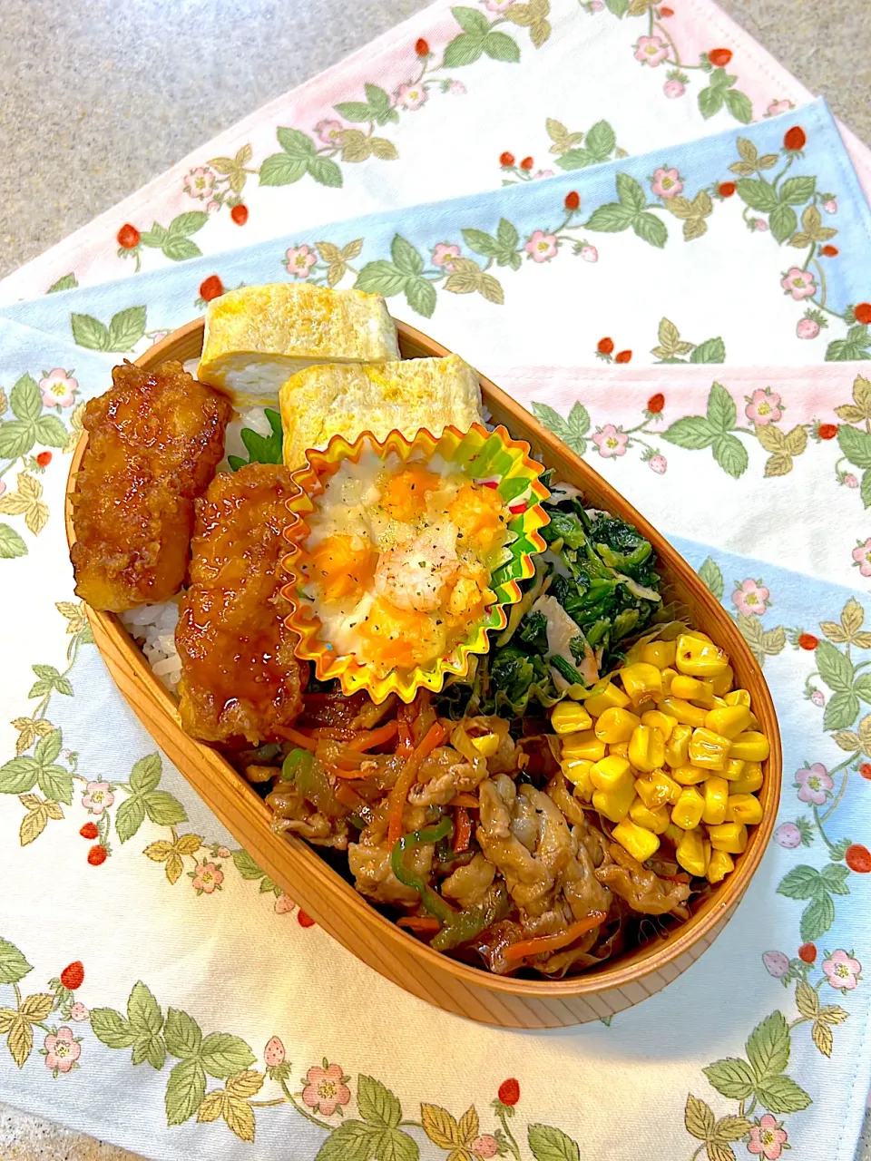 Snapdishの料理写真:👦🏻朝勤お弁当🍱|ひだまりさん