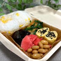 使い捨て弁当箱で行って来ます！