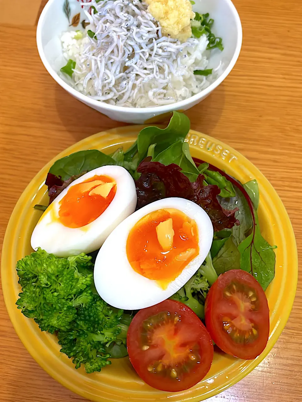 ご飯はいつもの倍シラス丼|あいさん