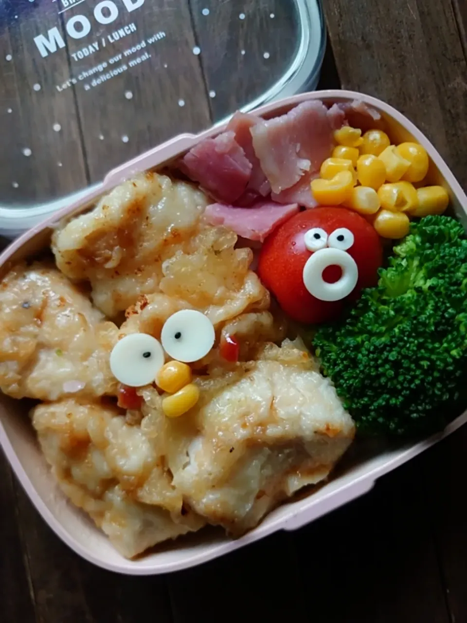 漢の…次女用🍱鶏天丼弁当|ᵏᵒᵘさん