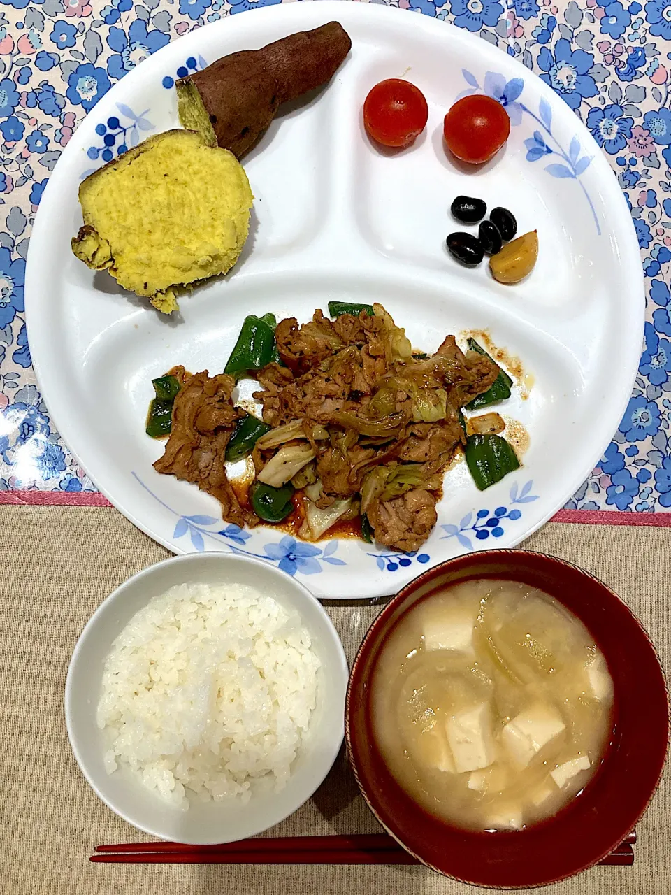 回鍋肉と焼き芋|おしゃべり献立さん