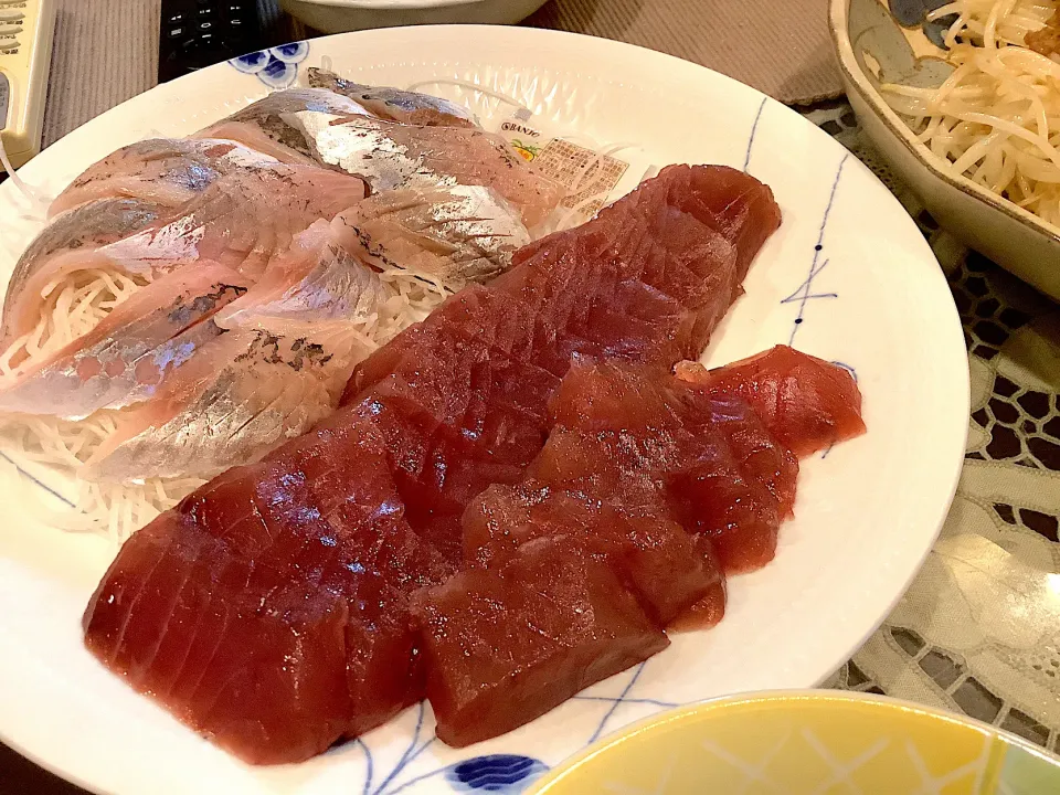 美味しいお刺身🐟『カツオと真鯵』😋|アライさんさん