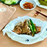 ポン酢でさっぱり 鮭と舞茸のホイル焼き