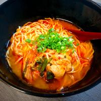 大豆ミート辛麺