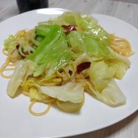 鰹の酒盗でペペロンチーノ