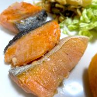 鮭の切り身焼き