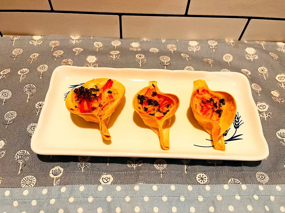 Snapdishの料理写真:今日のつまみエビマヨ焼き🍤|sa-さん