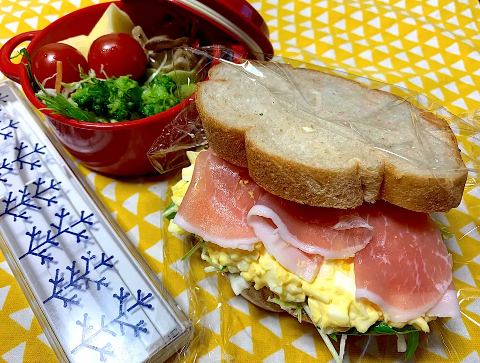 サンドイッチ弁当🥪|がおりんさん