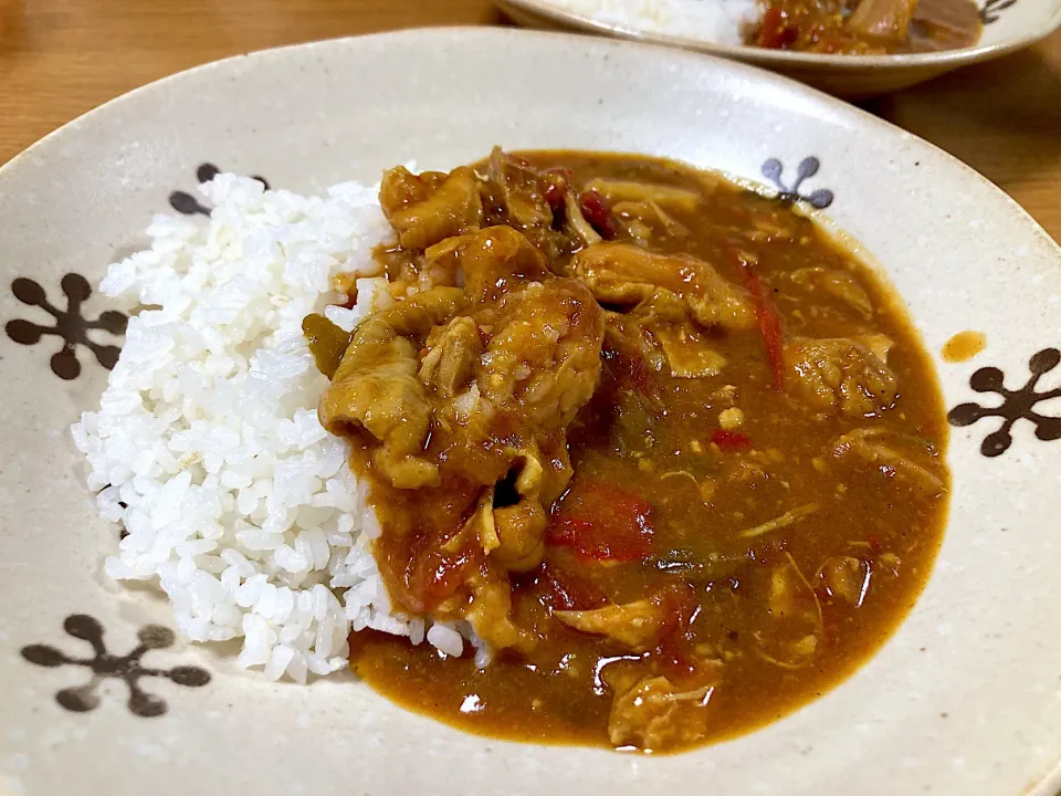 ＊パパ作の絶品トマトチキンカレー🍛✨＊|＊抹茶＊さん