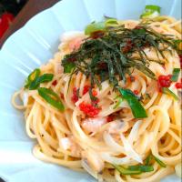 シーフードクリームパスタ