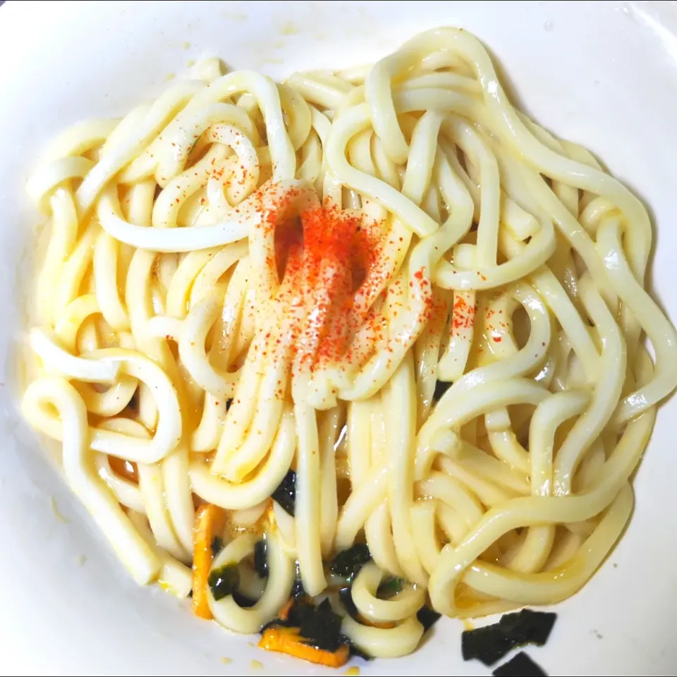 Snapdishの料理写真:釜玉うどん|akimitsuさん