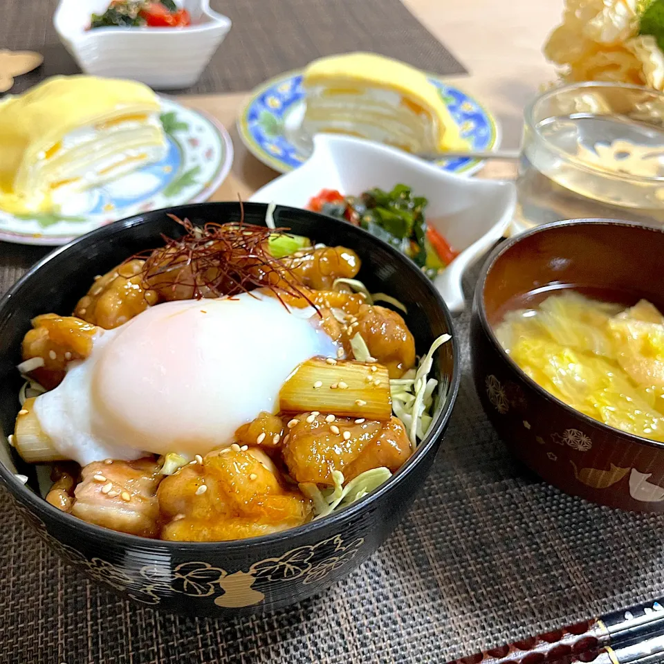 鶏照り焼き丼|reiさん