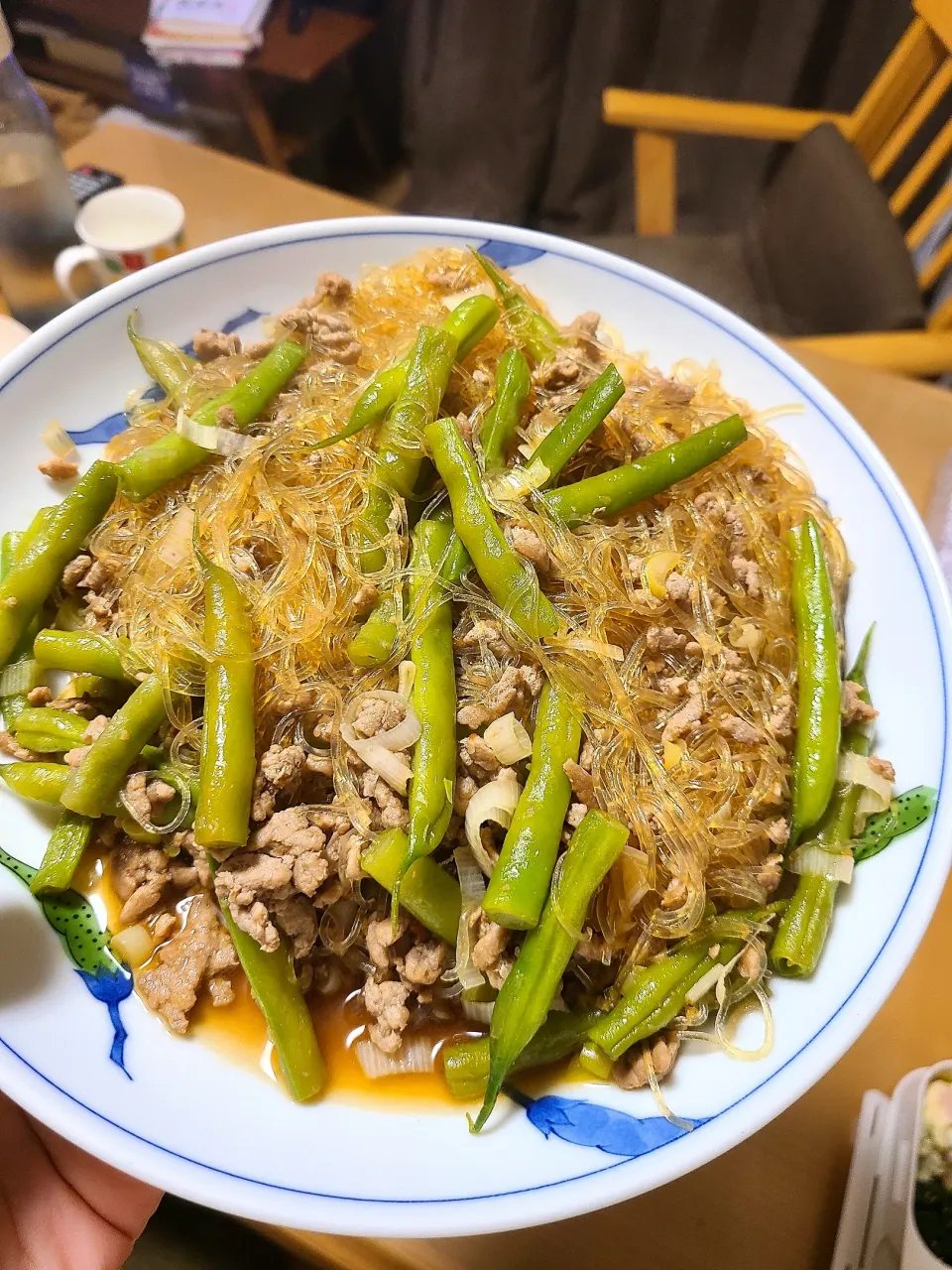 ご飯が進む！
『いんげんと春雨の中華煮込み』

ご飯おかわり絶対の一品✨|kirariさん