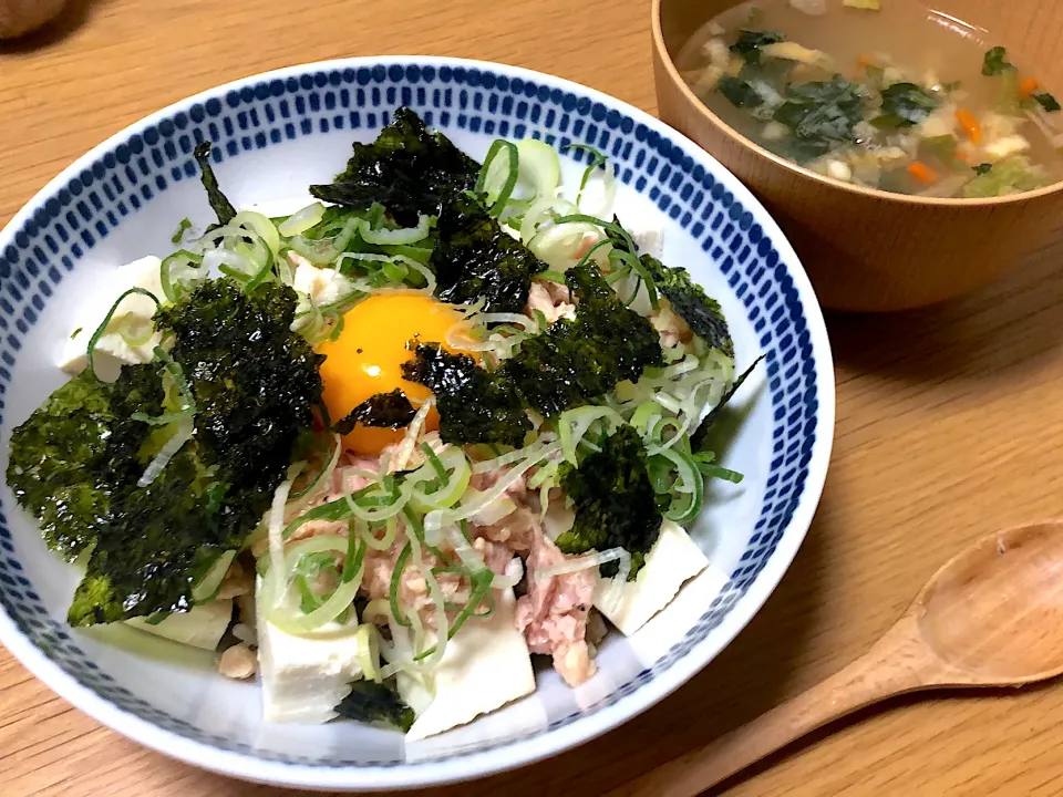 豆腐丼☺️|さおりさん