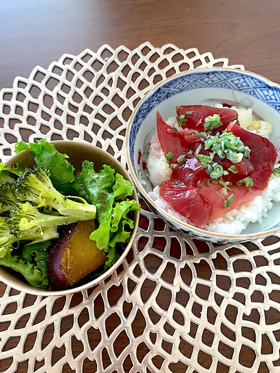 マグロとカツオの漬け丼|みーぬさん