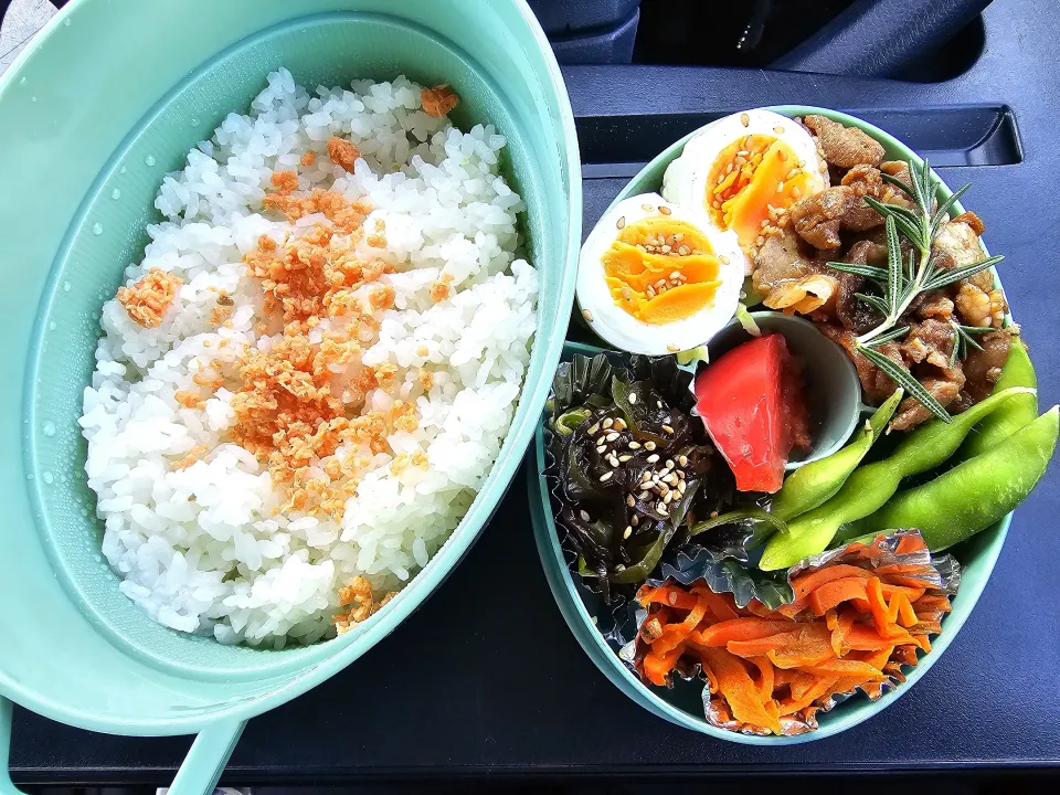 外食に飽きた私のworklunch🍱🕊  #映えなし|00shellyさん