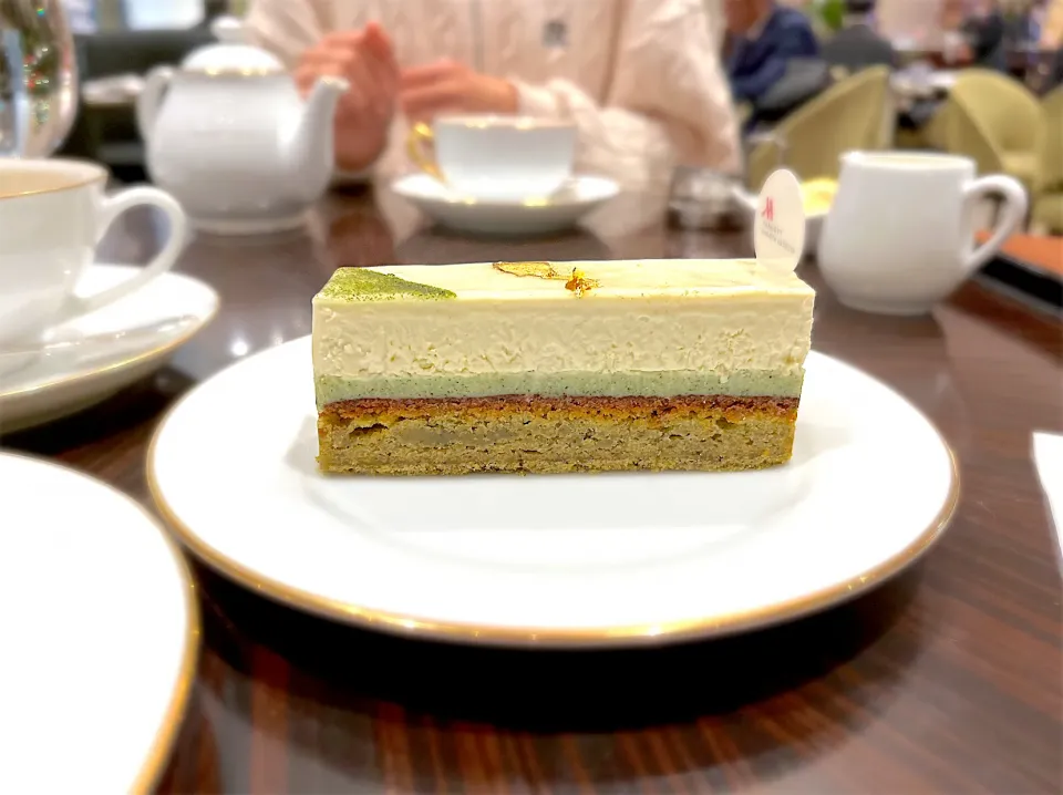 Snapdishの料理写真:煎茶のケーキ|ゆかりさん