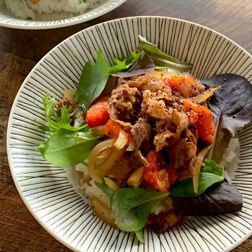 🍅トマト牛丼🍅|ユッキーさん