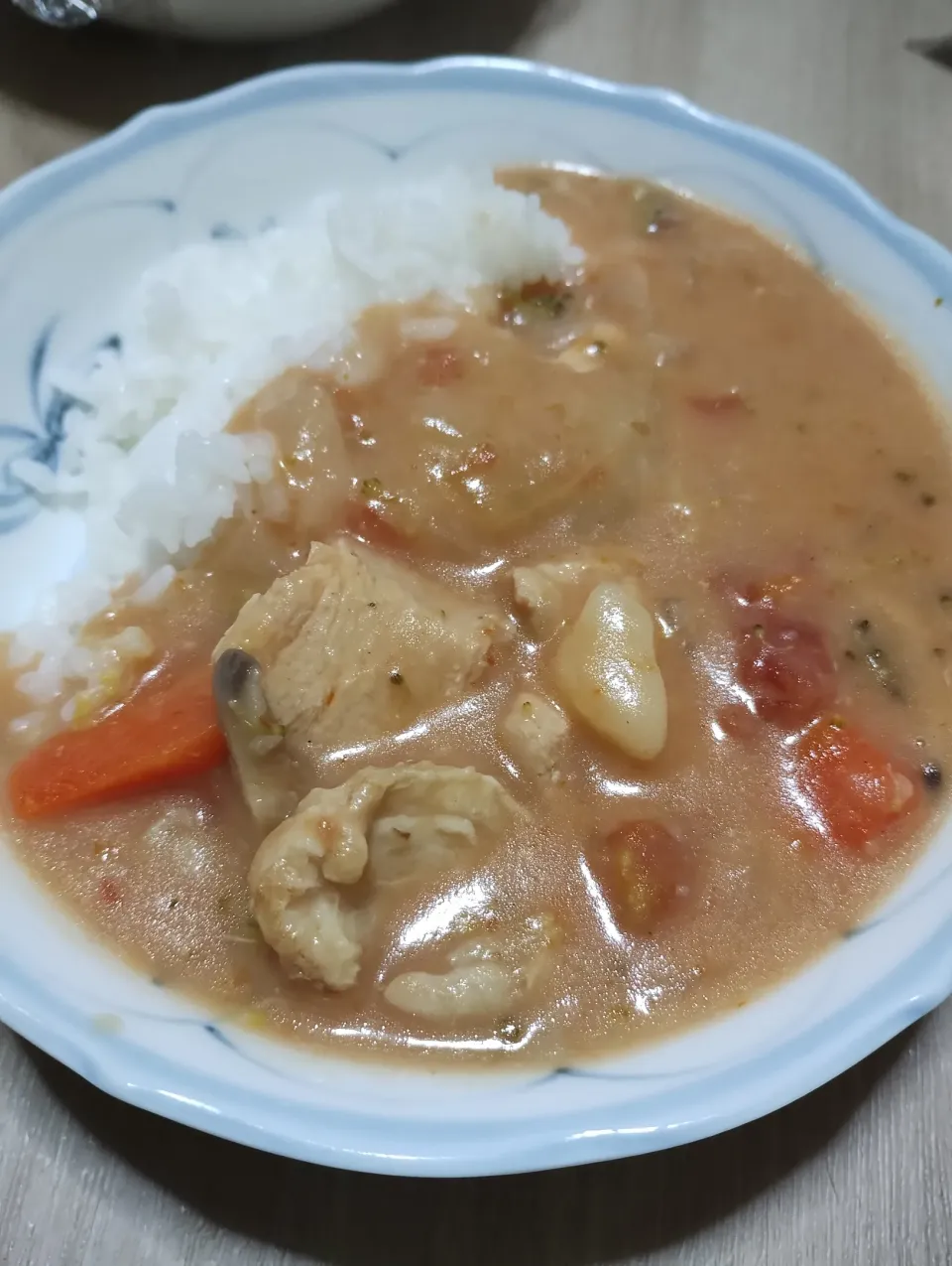 Snapdishの料理写真:トマトシチューライス。|さくり。さん