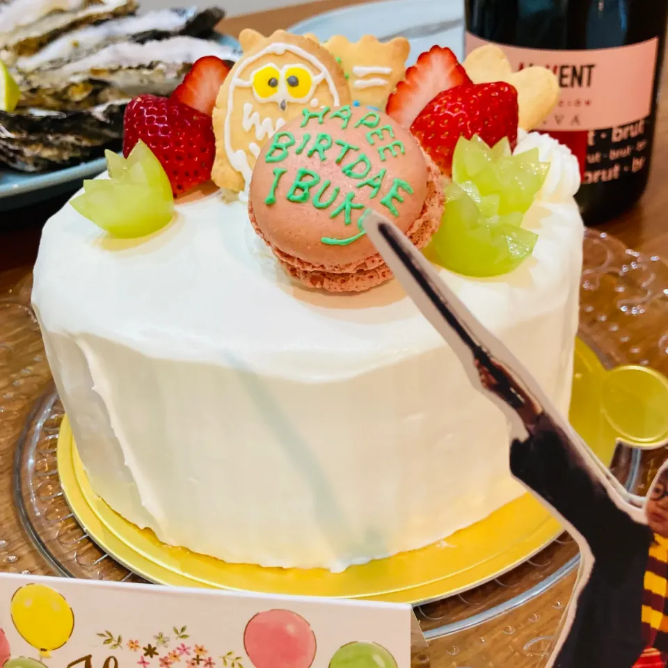 Snapdishの料理写真:誕生日ケーキ|よっちゃんさん