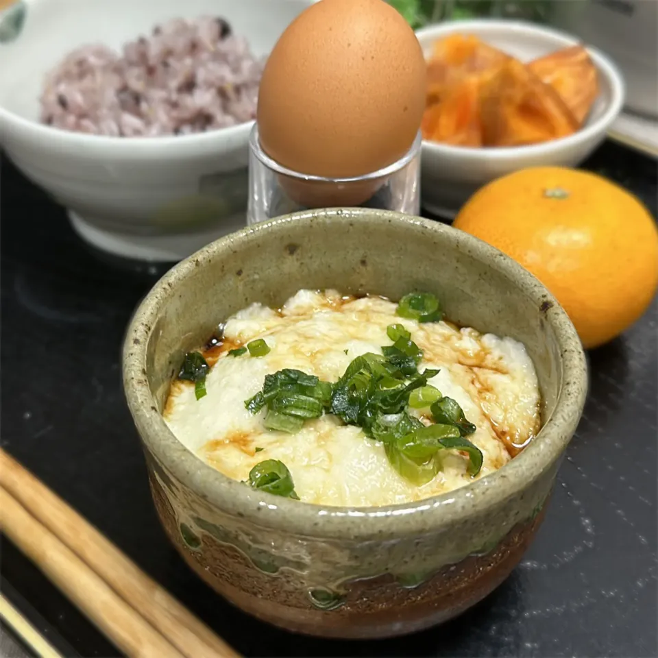 大和芋のとろろご飯、平飼い卵もセット！|くまちゃんさん