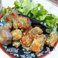 竹輪とチーズの磯辺揚げ