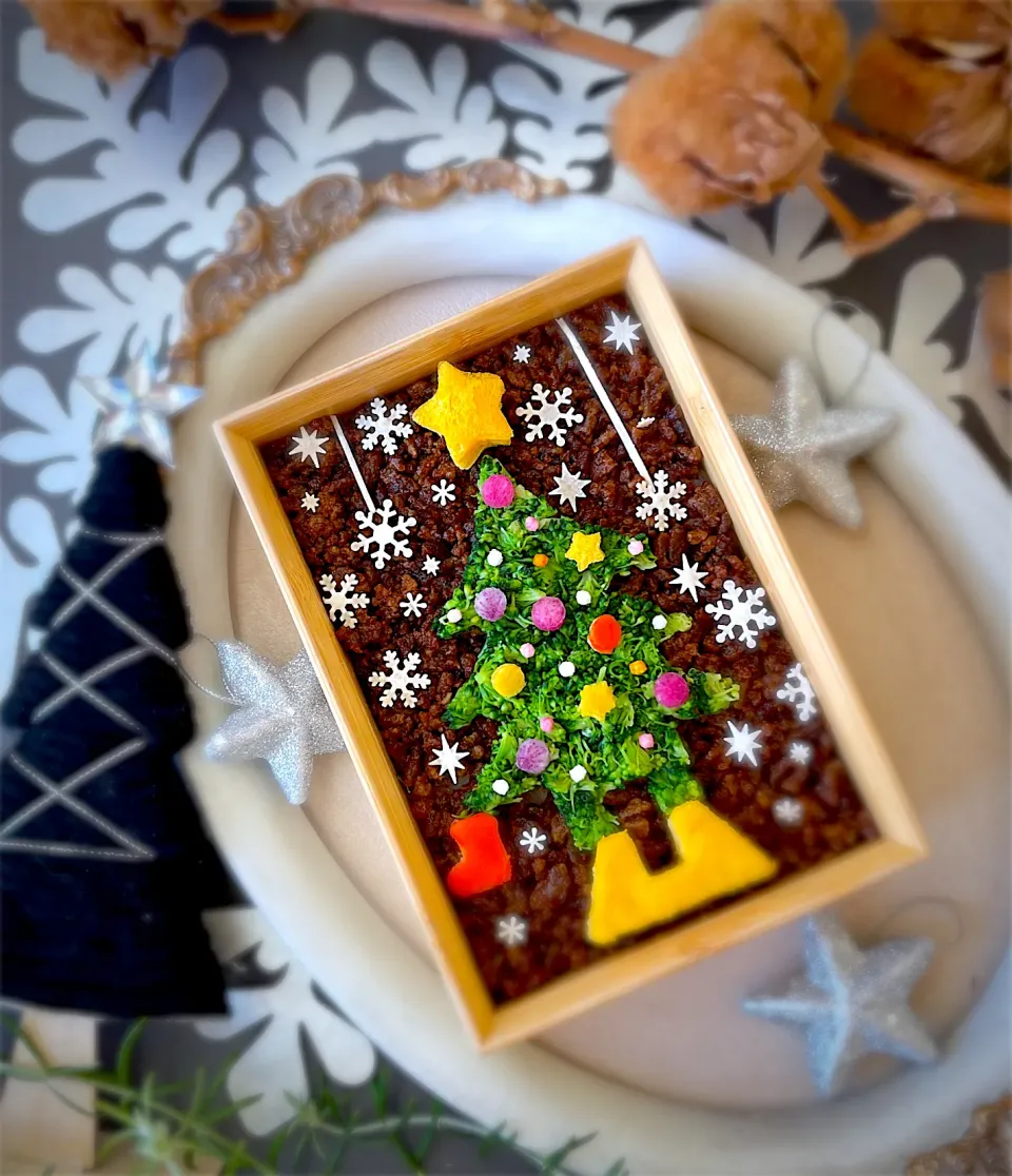 Snapdishの料理写真:メリークリスマス🎄.*タコライス弁当|noriben0211さん