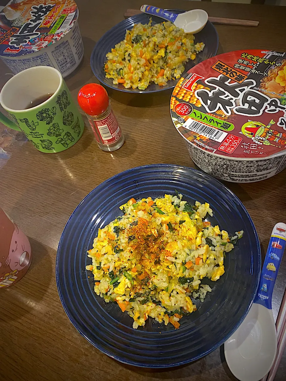 卵チャーハン　秋田鶏出汁、青森魚介出汁中華そば|ch＊K*∀o(^^*)♪さん