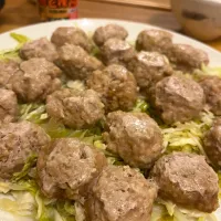 Snapdishの料理写真:レンジで肉団子|Mimさん