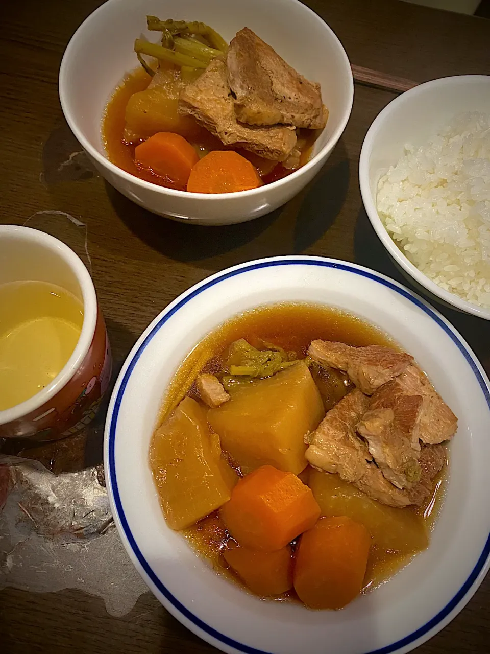 Snapdishの料理写真:聖護院かぶと豚肉の煮物　お茶|ch＊K*∀o(^^*)♪さん