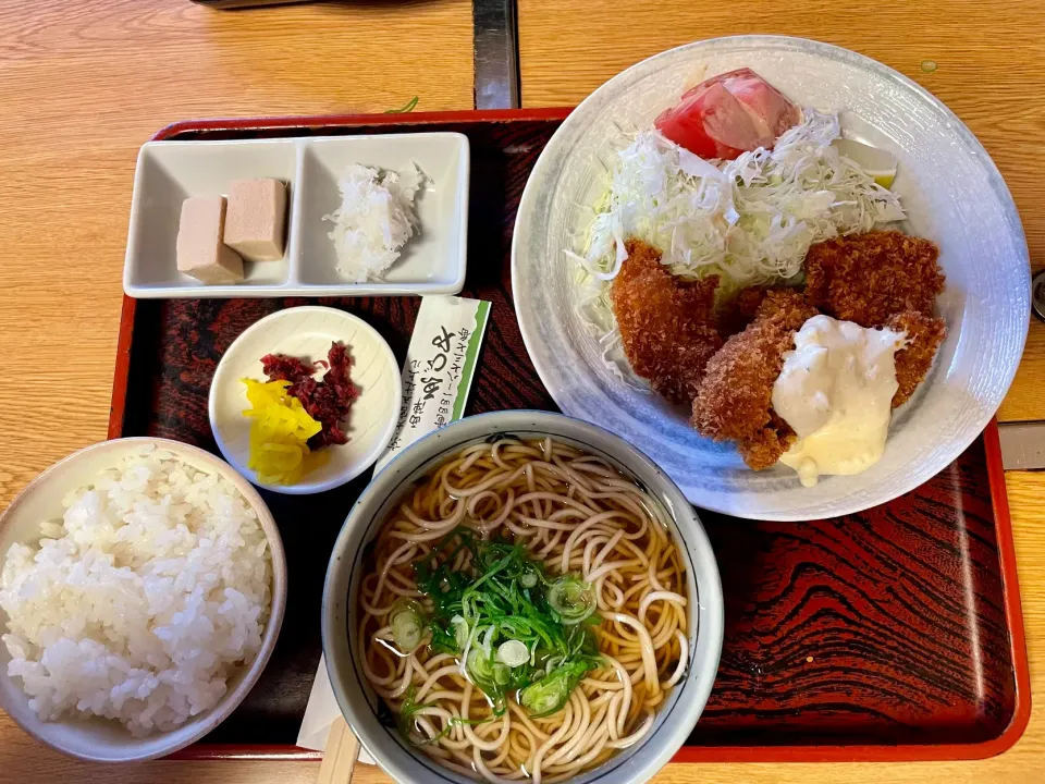 日替わり定食(カキフライ)|なつパパさん