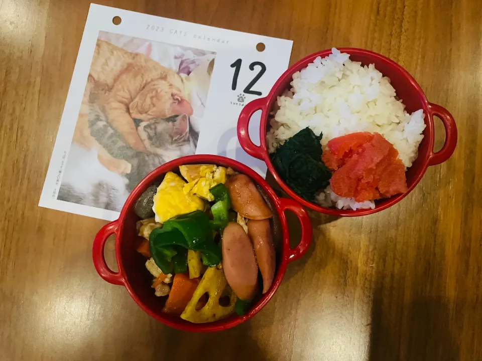 Snapdishの料理写真:20231212🍱今日の旦那さん弁当🍱|akiyo22さん