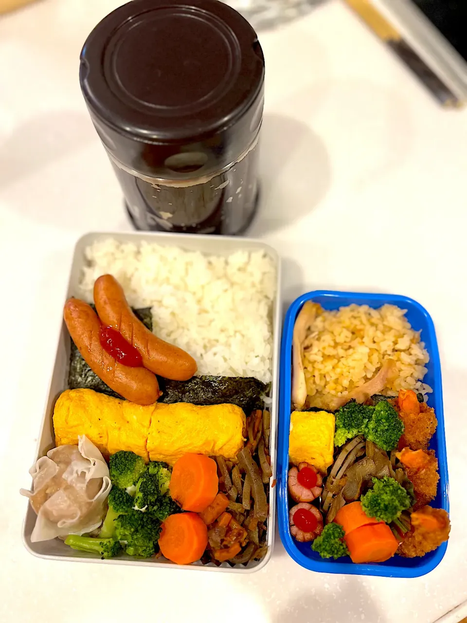 パパお弁当🍱息子お弁当🍱|みぃこさん