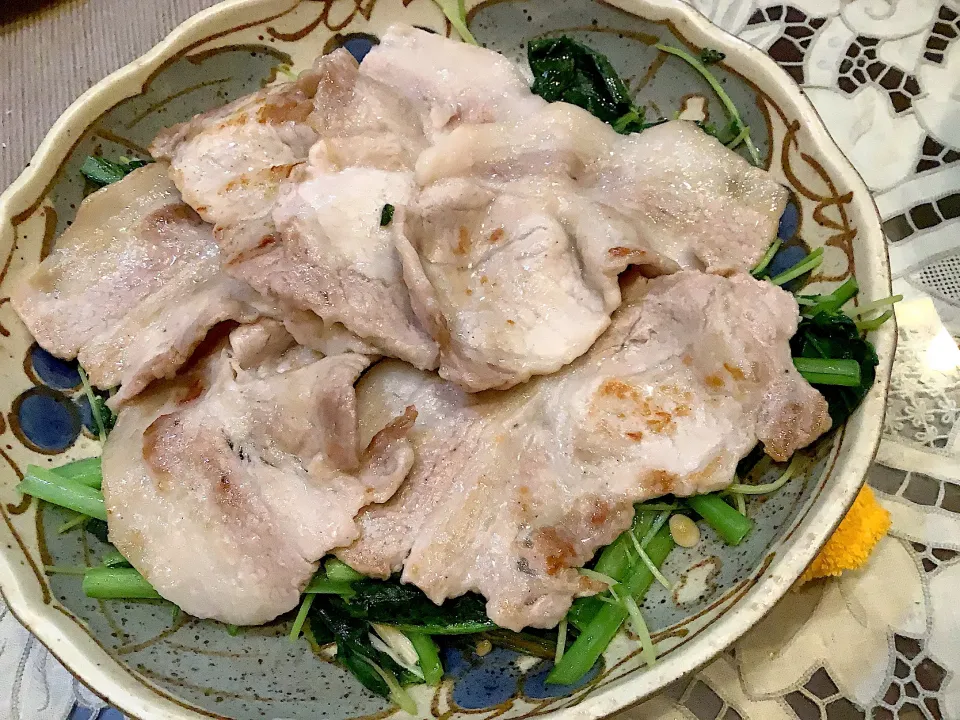 Snapdishの料理写真:豚肉の生姜焼き😋|アライさんさん