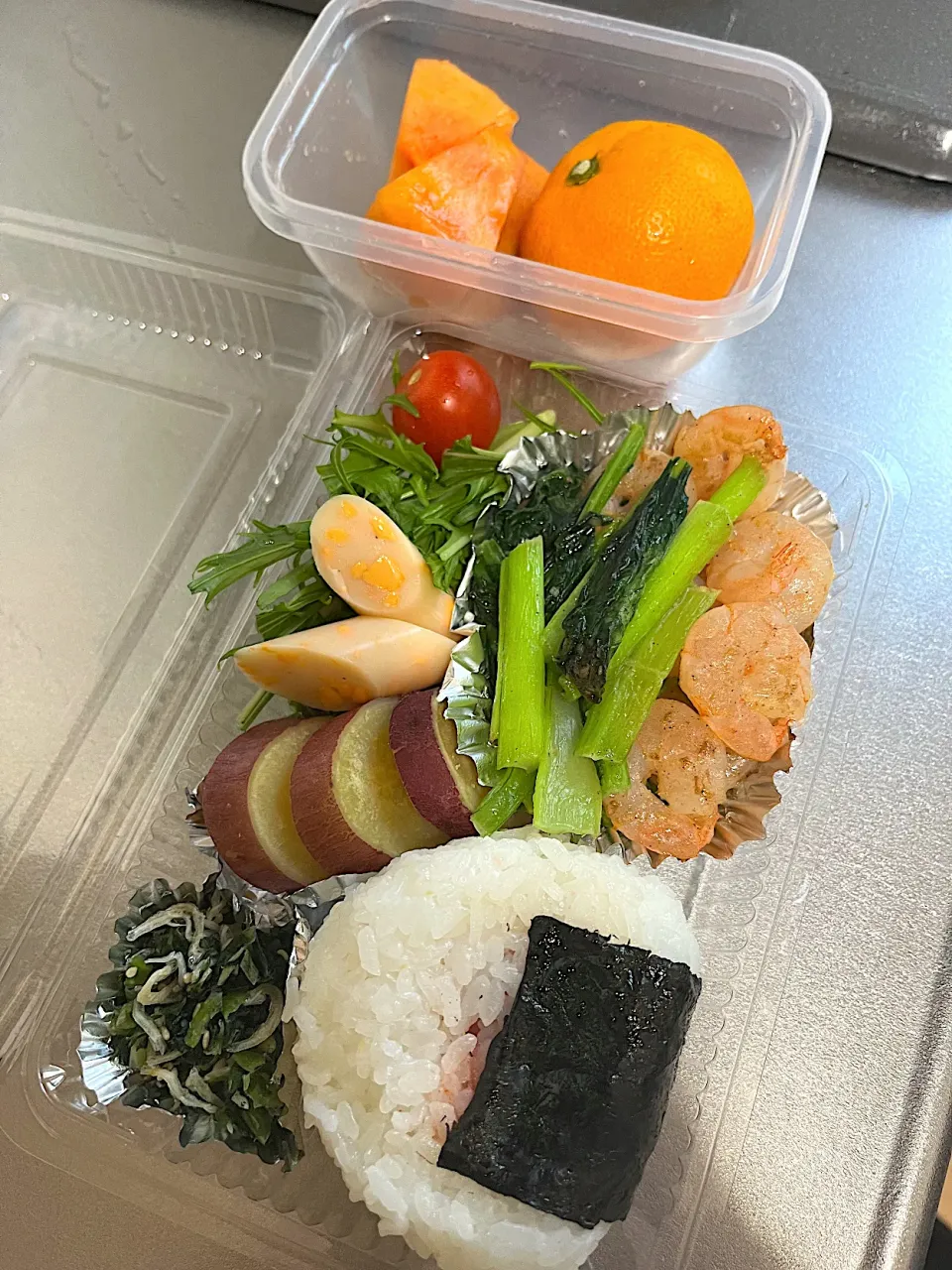 海老小松菜炒め弁当|カリィさん