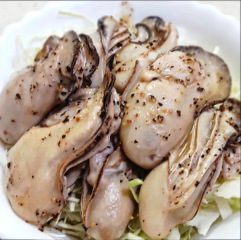 牡蠣バター炒め～v(^o^)＠たかたか亭|たかたかさん